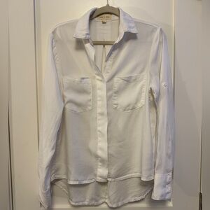 Cloth & Stone Classic White Button Down, Small